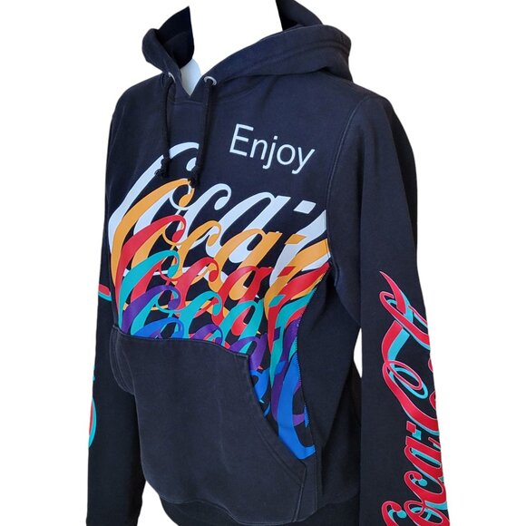 Champion and Coca Cola Collab Reverse Weave Graphic Hoodie NEW Unisex - Picture 3 of 16